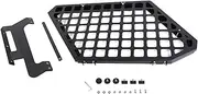 Car Rear Window Glass Armor Frame Metal Protective Cover Aluminum Alloy/Iron Compatible For 4Runner 2010 UP Auto Exterior Accessories(Left)