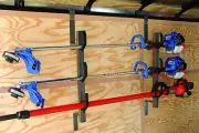 RACK'EM MFG - RA-5 Trimmer Rack for Enclosed Cargo Trailers