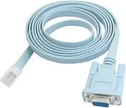 XYWHPGV Rs232 DB9 Connector to RJ45 Cat5 Ethernet Adapter Cable for Routers Network(3240c aad75 b3c41 bb6d2 f1f74 576fa