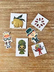 NEW Official Funko Freddy Deadpool America Chavez Shang Chi Groot Sticker 6x Lot