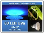 Doc Brown Lizard Snake Turtle Reptile 60 LED UV UVa Light Bulb 110V E27 USA Cert