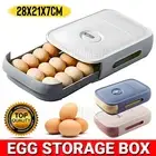 Egg Dispenser Removable Egg Storage Box Egg Rack Refrigerator Egg Box Container