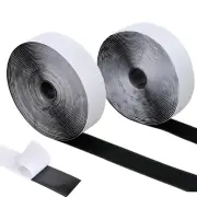 30 Feet x 1.5 Inch Hook and Loop Tape - Nylon Heavy Duty Sticky Interlocking ...