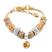 Charm Bracelets, Cystal - Rose Gold/Silver