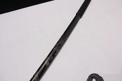 Japanese Blunt Practice Sword Wooden Kendo Bokken Bokuto Training Katana Dragon