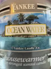 RARE Black Bands Ocean Water Yankee Candle! Only 2 Others On eBay!