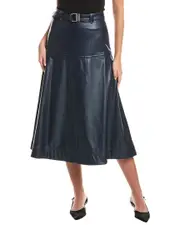 SIMKHAI Mayson Belted Midi Skirt