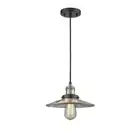 Innovations LED Halophane 10" Mini Pendant, 201C BB/FLT - 201C-BAB-G2-LED