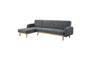 Foret 3 Seater Sofa Bed Lounge Corner Couch Furniture Storage Ottoman Chaise L Shaped