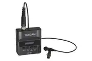TASCAM DR-10L Digital Audio Recorder with Lavalier Mic (Black) ltra-compact,