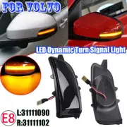 2x For Volvo C30 C70 S40 V40 V50 V70 S60 Jaguar Dynamic LED Turn Signal Light