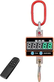 [JAJAJ] Industrial Digital Crane Scale 2000kg Electronic Crane Scale, LCD Digital Weighing Tool, Industrial Heavy Duty Weight Stainless Steel Hook Scale Hanging Scale for Farm,Livestock,Factory,Construction