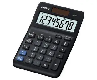【威哥本舖】Casio台灣原廠公司貨 MS-8F 迷你桌上型8位元計算機 商用計算機 匯率計算 稅金計算