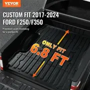 Truck Bed Mat Fit 2017-2024 Ford F250/F350 TPE Truck Bed Liner Accessories
