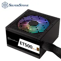 在飛比找PChome24h購物優惠-銀欣 ET500-ARGB 80 PLUS銅牌認證500W 