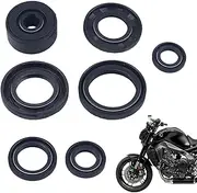 Fork Oil Seal for Motorcycles | Rubber Motorcycle Oil Ring Seal | 7X Replacement Fork Oil Seal, Motorcycle Fork Tool for Isolate Dust, Prevent Oil Leakage