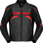 Spidi Evorider 3, leather jacket , color: Black/Red , size: 54
