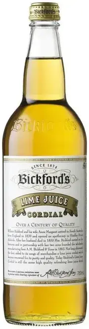 Bickfords Lime Cordial 750ml