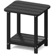Small Side Table, Patio All Weather Small Adirondack End Table HDPE Water