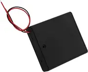 TOYANDONA DIY 6v Battery Box Removable Leads Strong Battery Holder for Model Building Educational Supplies