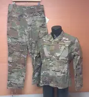 USGI OCP Camo Flame Resistant Army Combat FRACU Coat Pants Set Sz Medium Regular