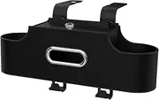 Car Trunk Organizer - Vehicle Backseat Hanging Storage Bag - Rear Seat Car Organizer Box – Heavy-Duty Headrest Storage With Cup Holder For Keys, Bags, Tissues, Umbrellas & Glasses