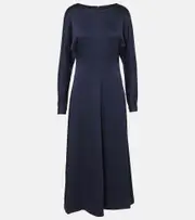 [Simkhai] Simkhai Catriona satin midi dress UK 8 blue