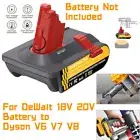 3 in 1 Battery Adapter for Dewalt 18V 20V Battery Convert to Dyson V6 V7 V8 New
