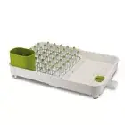 Expandable 52.7cm Dish Drying/Drainer Rack White w/ Cutlery Holder Joseph Joseph