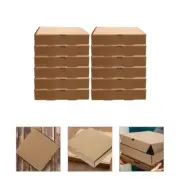 12pcs Good Seal Pizza Wrapping Case Paper Pizza Storage Box Pizza Takeaway Box