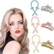 Heatless Curling Rod Headband, Lazy Curler Set No Heat Curls Silk Ribbon Hair Rollers, Sleeping Soft Headband Wave Formers Hair Curlers, DIY Hair Styling Tools. (3 pcs)