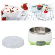 Yogurt Maker Machine Stainless Steel Container Yogurt Maker Green US Plug
