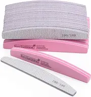 35 Count 100/180 Grit Nail Files and Buffers Kit, Reusable Sanding Buffing Blocks Sponge File Double Sides Emery Boards
