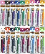 Pilot Gel Ink Pen Refills for FriXion Ball Slim 038 Gel Ink Pen, Extra Fine Point, 0.38mm, 20 Color Refill Set. Multicolored
