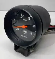 AutoMeter Pedestal 2-5/8" Universal Tachometer 0-5000 RPM Gauge for Diesel 2888