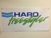 old school bmx haro freestyler green BANNER 2ft X 4ft vdc hutch gt se racing