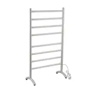 Decaura Free standing Electric Heated Towel 8 Bars Dry Warmer Stainless Steel