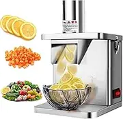 Commercial Electric Vegetable Dicer,Automatic Vegetable and Fruit Dicer,Electric Food Slicer with Diced/Shredded,Fruit Dicer Chopper,Automatic Dicer Slicer