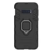 2PC PC + TPU Shockproof Protective Case for Galaxy S10 Lite / S10e, with Magnetic Ring Holder