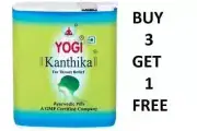Yogi Kanthika Ayurvedic 140 Tablets Throat Pain Sore Throat Cough