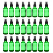 72pcs 2oz Glass Spray Bottles Nozzle Water Mist Stream Sprayer Green Black