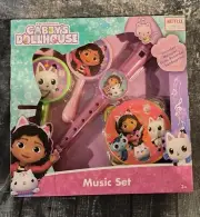 Gabbys dollhouse music set includes maracas, flute recorder tambourine