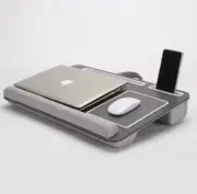 Multi Purpose Laptop Desk Leg Table Design of Double Groove Anti Slip Bar