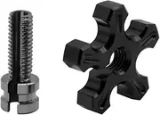 Clutch Cable Adjuster Screw for YA&MAHA YZ125 YZ250 YZ426F YZ450F YZ250F 2001-2007 Motorcycle Clutch Cable Wire Adjuster(Black,M8)
