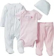 [Carter's] Baby Girls' 4 Piece Layette Set