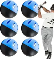 Soft Baseballs for Practice - 2.9inch Soft EVA Training Baseballs | 6 High Density Hitting Supplies, Multifunctional Baseball Ball for Players of All Levels