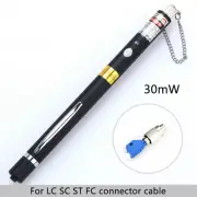 30mW Fiber Optic Visual Fault Locator Cable Tester 2.5mm LC/FC/SC/ST Adapter