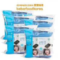 在飛比找PChome24h購物優惠-韓國 bebefood寶寶福德 低鈉海苔 6入組(1入10小