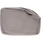 Cover Only for Premium Microbead Bed Pillow, Medium Extra Smooth, Stone Grey