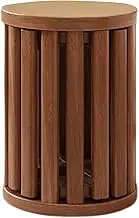 Stackable Stools - Stackable Stools Set of 4 | Round Stacking Backless Nesting Stool | School Chairs | Round Wooden Stool with Anti-Slip Foot Pads | Nesting Coffe Table | Space-Saving Small Tables